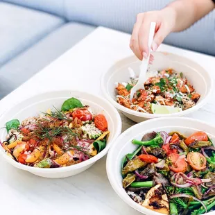 Grain Bowls, Mediterranean Chicken, Smoky Chicken Elote, Chimichurri Steak | IG: @joyyeats