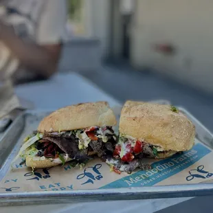 Chimichurri Steak and Bacon Sandwich