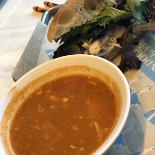 1/2 Chicken Pesto Caprese