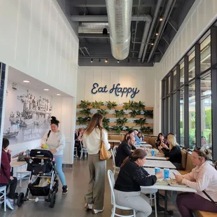 Inside and outside patio