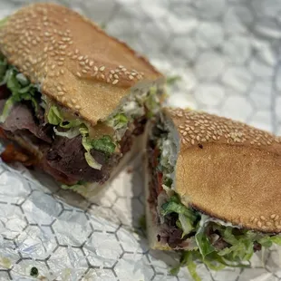 Chimichurri Steak &amp; Bacon Sesame Roll
