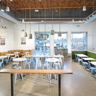 the interior of a restaurant