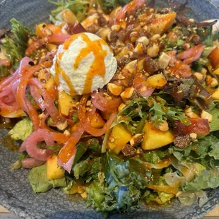 Beet Apple and Goat Cheese Salad