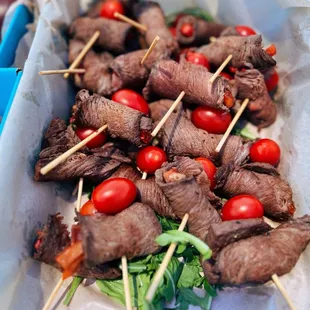 Peruvian Steak Skewers