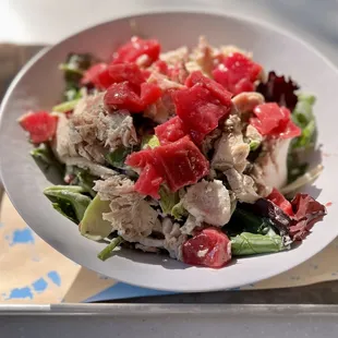 Pink Lady salad with no romaine.