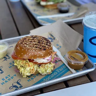 Not so Fried Chicken on Brioche