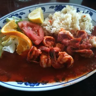 Camarones a la Diabla