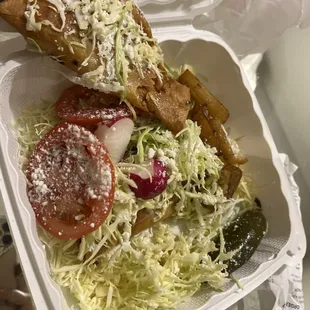 What's the difference between this taco and the enchilada ?