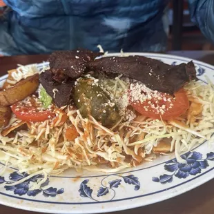 Enchiladas con Cecina