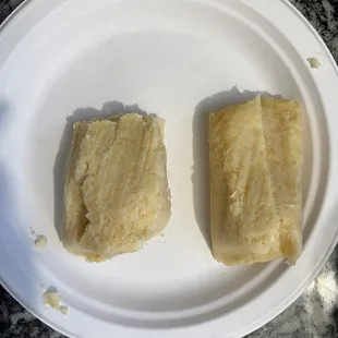 Huchepos (tamales de elote)