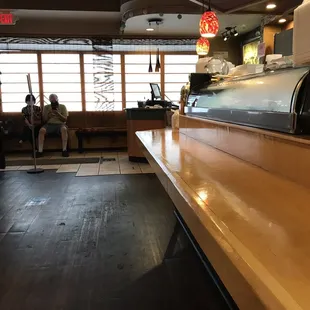 a view of a sushi restaurant