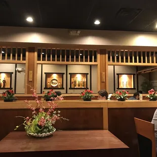 the interior of a restaurant