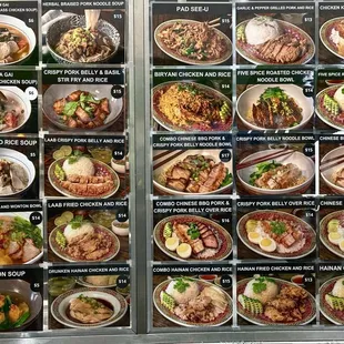 Menu with Pictures
