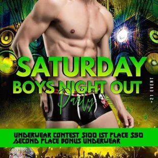 saturday boys night out