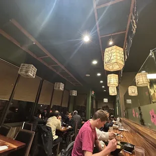 Inside seating - bar area