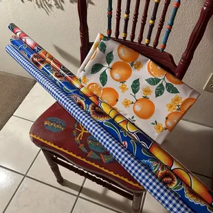 More oil cloth from Menlo&apos;s