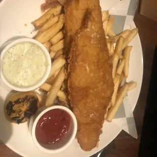 Halibut Fish and Chips