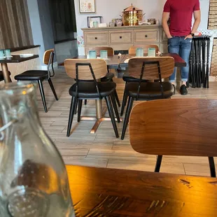 The manager and the table I wanted.