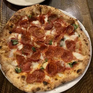 Margarita with pepperoni