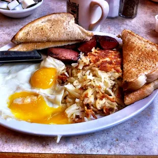 Polish Sausage Breakfast