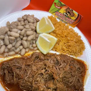 Birria combo plate