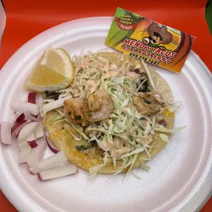 a plate of food on a table