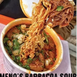 Meño's Barbacoa Soup