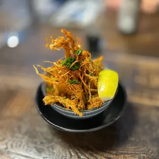 Spicy Enoki Mushroom Chips