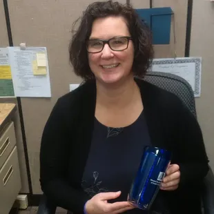 MHA reached 1,000 followers on our Facebook page! The 1000th like was one of our awesome employees and she received an MHA coffee mug.