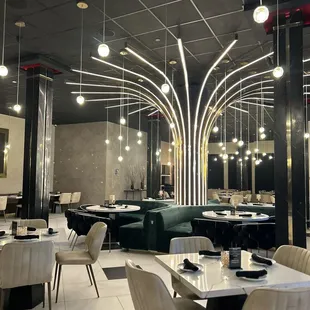 the interior of a restaurant