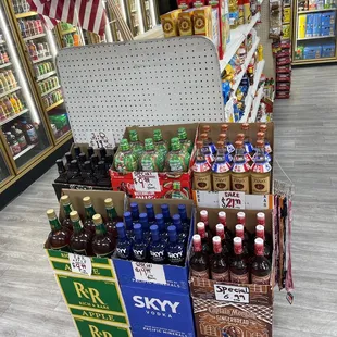 a display in a grocery store