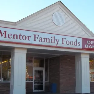 the front of the store