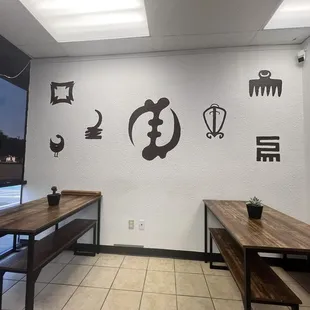 Inside wall art