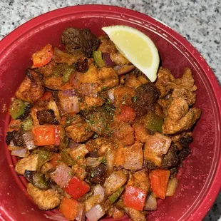 Chicken &amp; Beef Suya Bowl