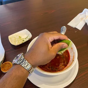 Birria...caldos here have the most richest broths