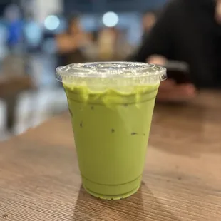 Their homemade matcha latte is a must!