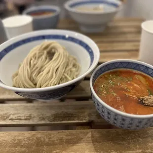 dipping ramen on Tsukemen Tuesday 8/1/23 ! So good - TanTan.