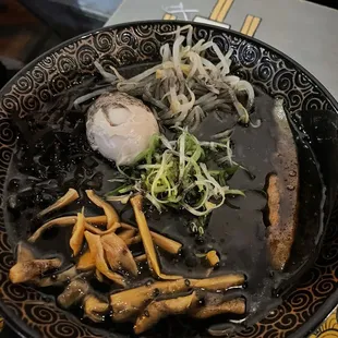 Black sesame ramen