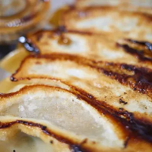 Burnt gyoza