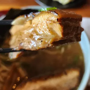 Think Slice of pork belly