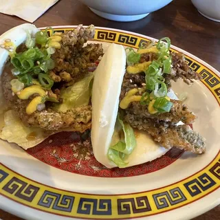 Garlic Soft Shell Shrimp Donburi Rice Bowl