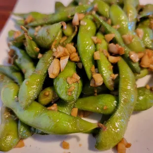 Garlic Edamame