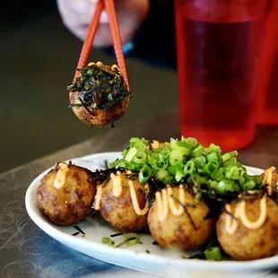 Mentaiko Takoyaki - IG: @nelson_eats