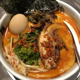 Spicy curry ramen