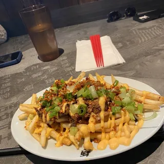 Loaded musashi fries