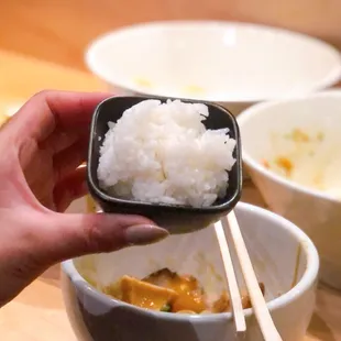 Rice to eat with leftover Keema