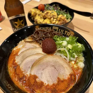 Spicy miso ramen w/ extra pork chashu