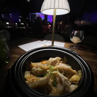 kimchi dumplings