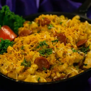 mardi Gras Mac and Cheese