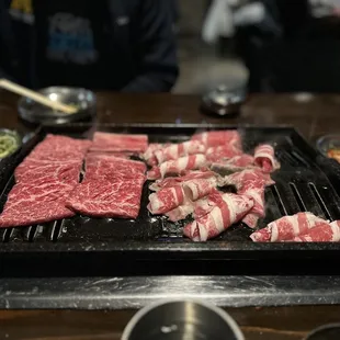 Unmarinated beef short ribs / Thin Sliced Brisket